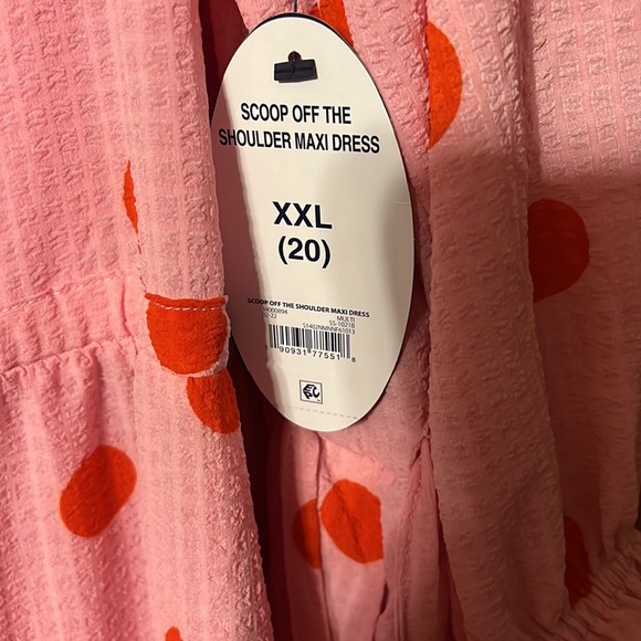 NWT - Size 20 Stretch Collar and Long Ruffle Sleeves. Nicely Made Dress. - Picture 2 of 3